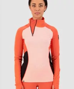 Mons Royale WOMEN Olympus Half Zip - High Vis