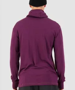 Mons Royale Yotei Powder Hood LS - Toffee Wine MEN