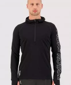 Mons Royale Temple Merino Air-Con Hood - Black