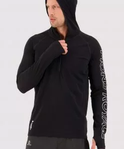 Mons Royale Temple Merino Air-Con Hood - Black