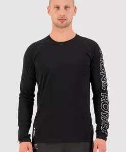 Mons Royale Temple Merino Air-Con LS - Black