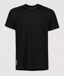 Mons Royale MEN Temple Merino Air-Con T-Shirt - Black 5 Mons Royale MEN Temple Merino Air-Con T-Shirt - Black