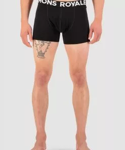Mons Royale MEN Hold 'em Shorty Boxer - Black