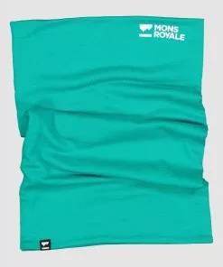 Mons Royale Double Up 100% Merino Neckwarmer - Marina ACCESSORIES