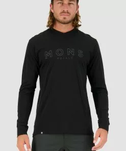 Mons Royale Redwood Merino Air-Con VLS - Black MEN