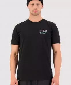 Mons Royale Icon Merino Air-Con T-Shirt - Black MEN