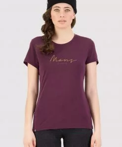 Mons Royale Icon Merino Air-Con Tee - Wine