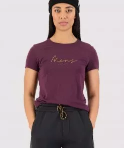 Mons Royale Icon Merino Air-Con Tee - Wine