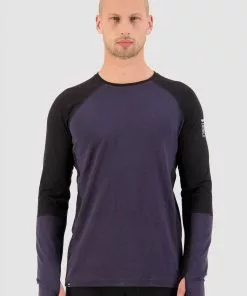 Mons Royale Olympus LS - Black 9 Iron MEN