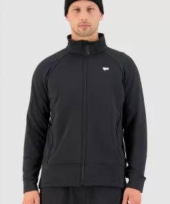 Mons Royale Nevis Merino Fleece Jacket - Black