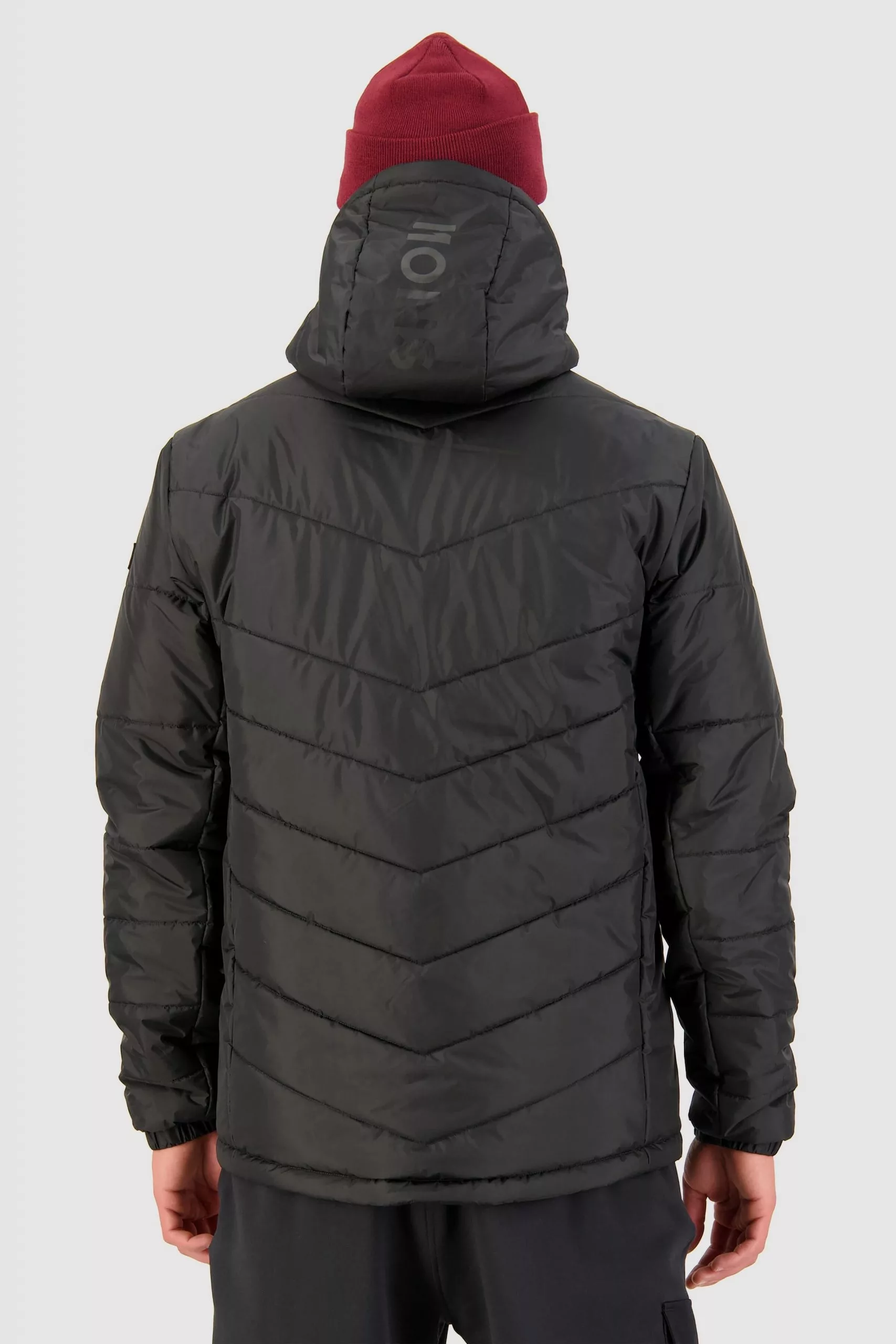 Mons Royale Nordkette Wool Insulation Hood - Black MEN 2 Mons Royale Nordkette Wool Insulation Hood - Black MEN