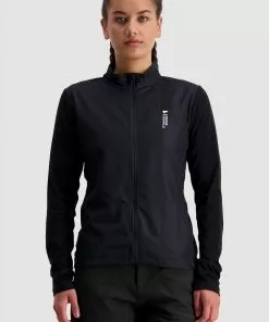 Mons Royale Bike Jerseys Redwood Merino Air-Con Wind Jersey - Black