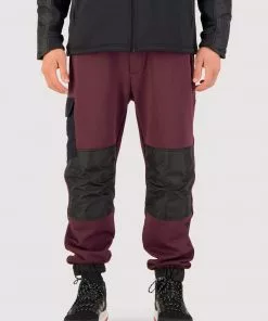 Mons Royale Decade Merino Fleece Pants - Wine MEN