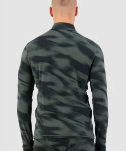 Mons Royale Cascade Merino Flex 1/4 Zip - Rosin Motion