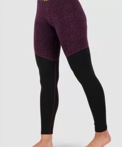 Mons Royale Cascade Merino Flex Legging - Winter Leopard