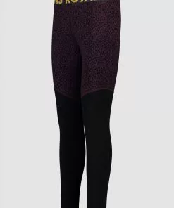 Mons Royale Cascade Merino Flex Legging - Winter Leopard
