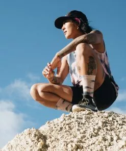 Mons Royale Icon Merino Air-Con Relaxed Tank Tie Dyed